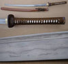 BROWN DAMASCUS STEEL KATANA